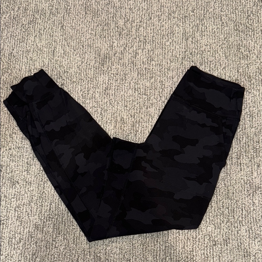 Lululemon Align Joggers Black Camo